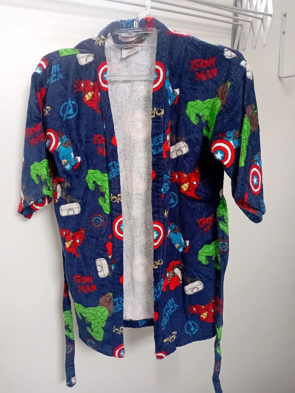 Roupão infantil super herois