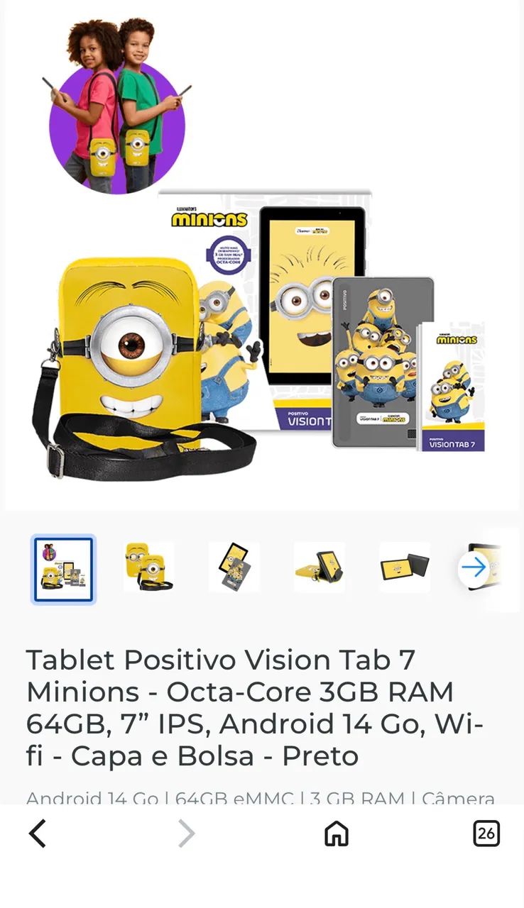 Tablet infantil minions  - Foto 4