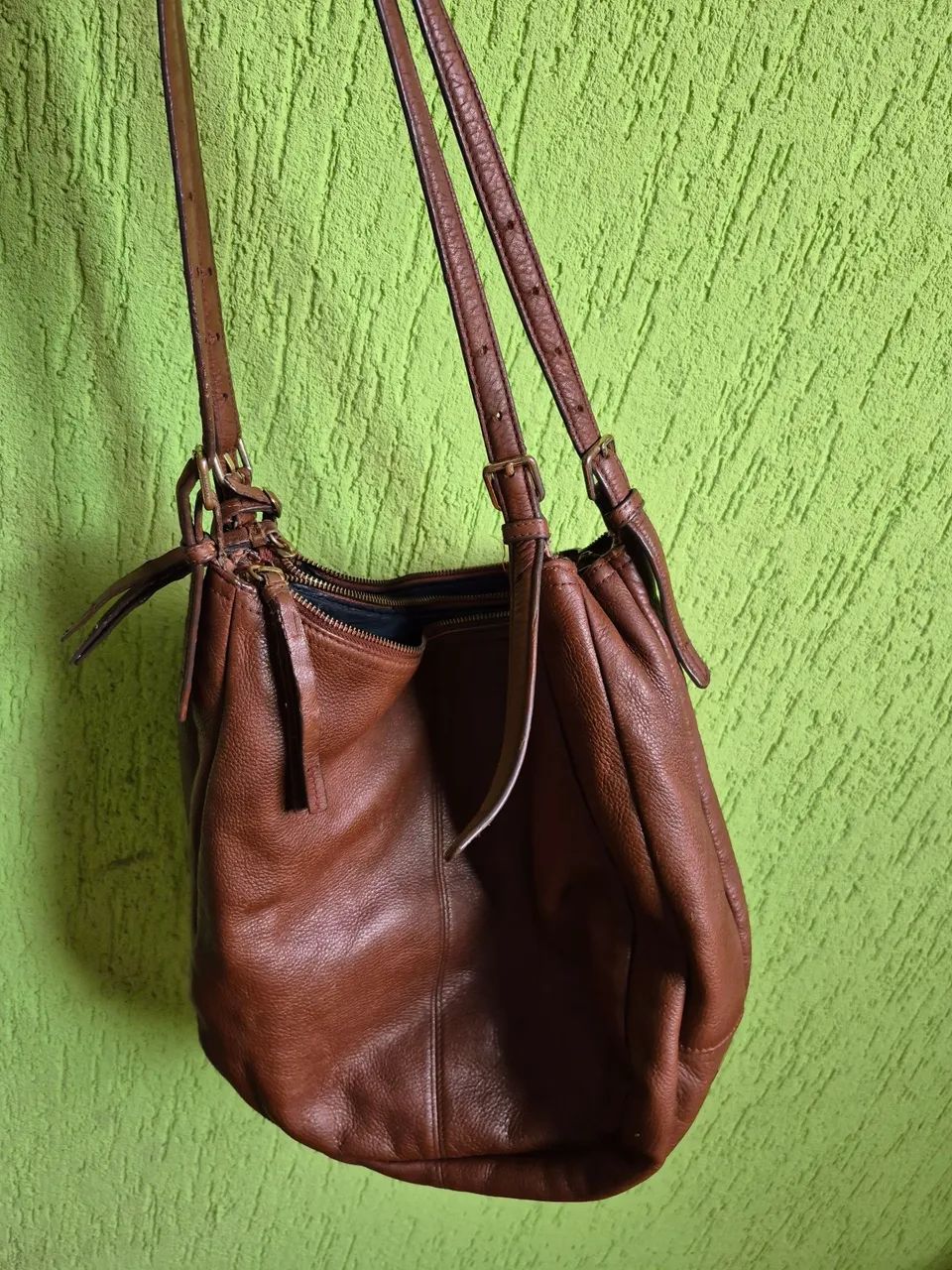 Bolsa de couro da tommy - Foto 3