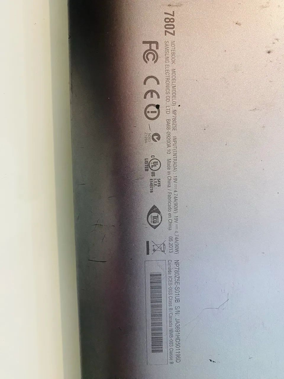Notebook Samsung i7 tela 15 polegadas usado com defeito  - Foto 4
