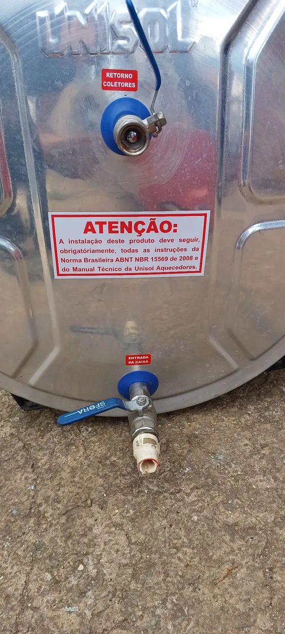 AQUECEDOR SOLAR ( SEMINOVO ) //// R$2000.00 - Foto 5