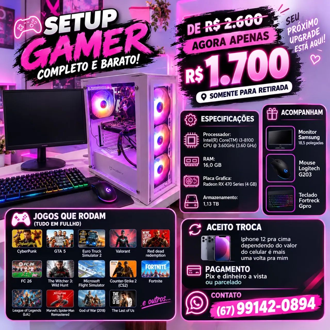 Pc Gamer completo 