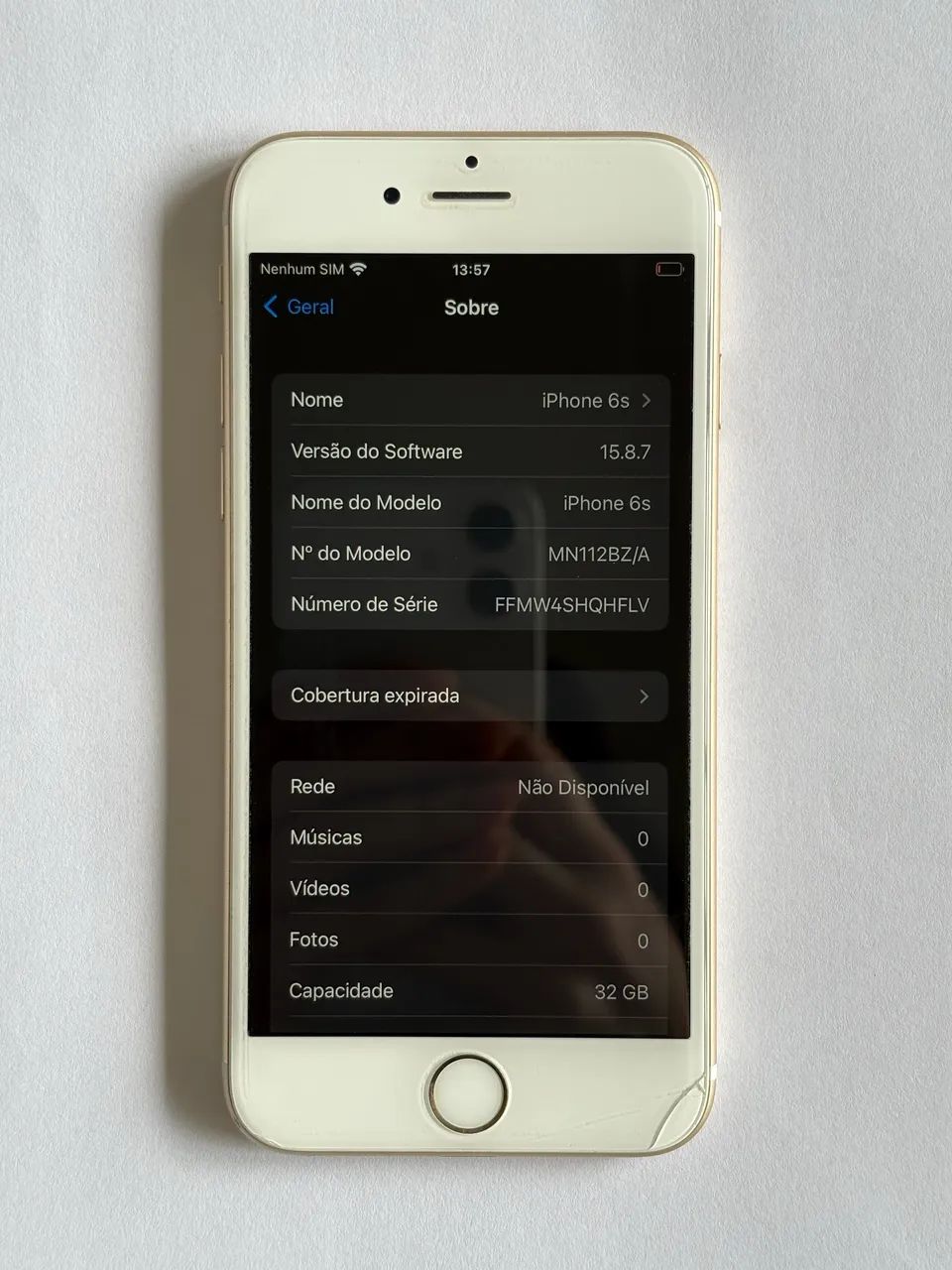 iPhone 6s 32gb branco/dourado - Foto 5