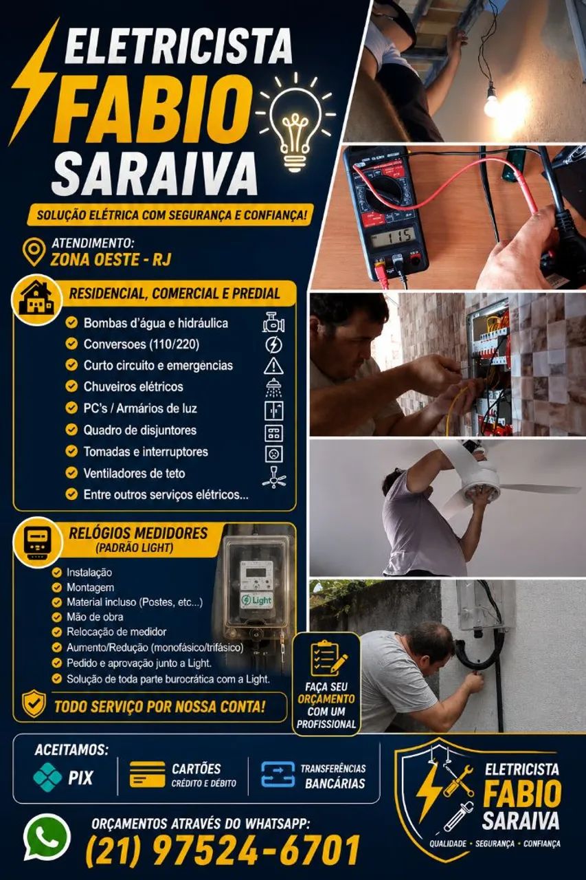 Eletricista Fabio Saraiva