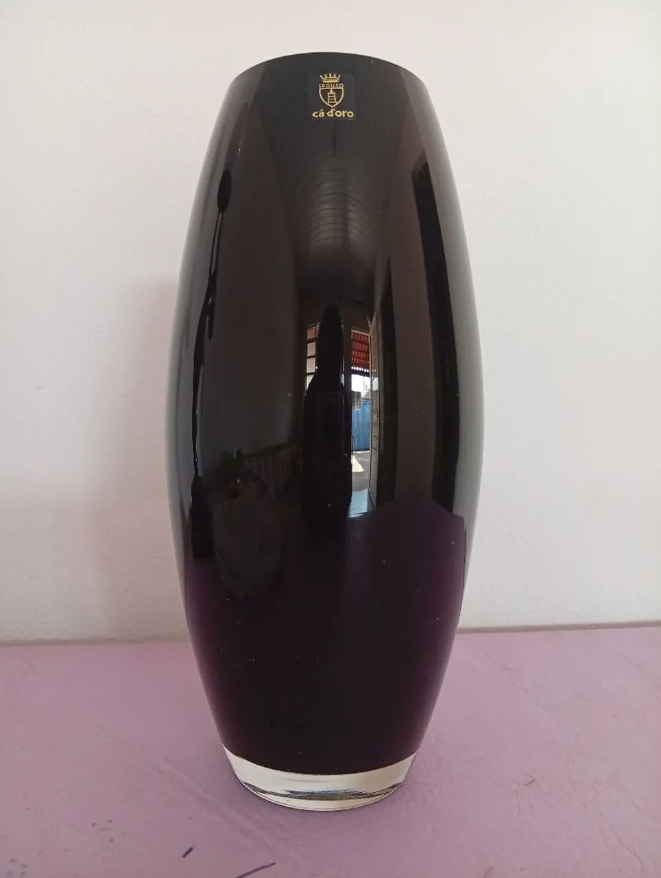 Vaso de cristal c'doro - Foto 2