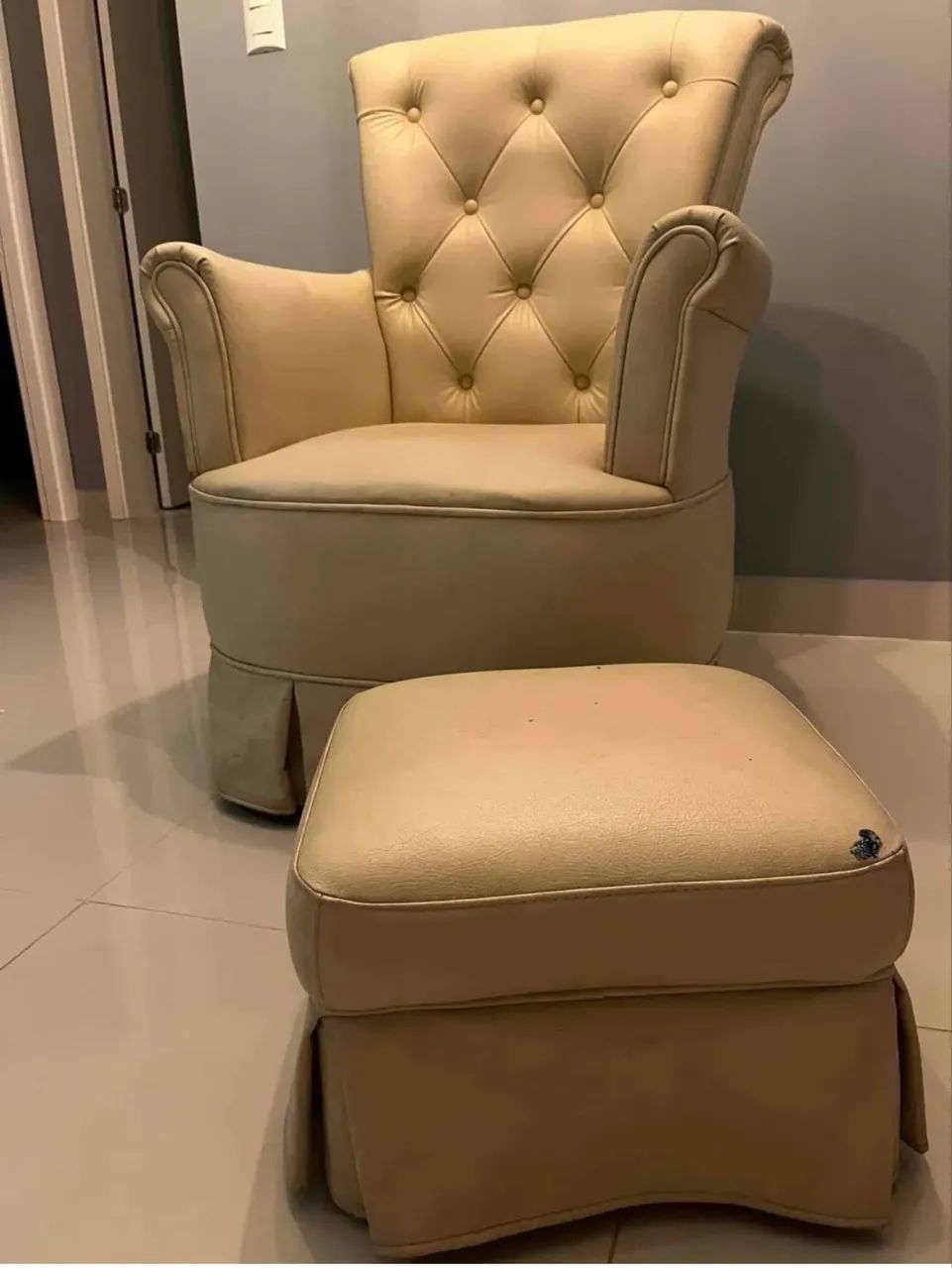 Poltrona de amamentação com balanço  - Foto 2