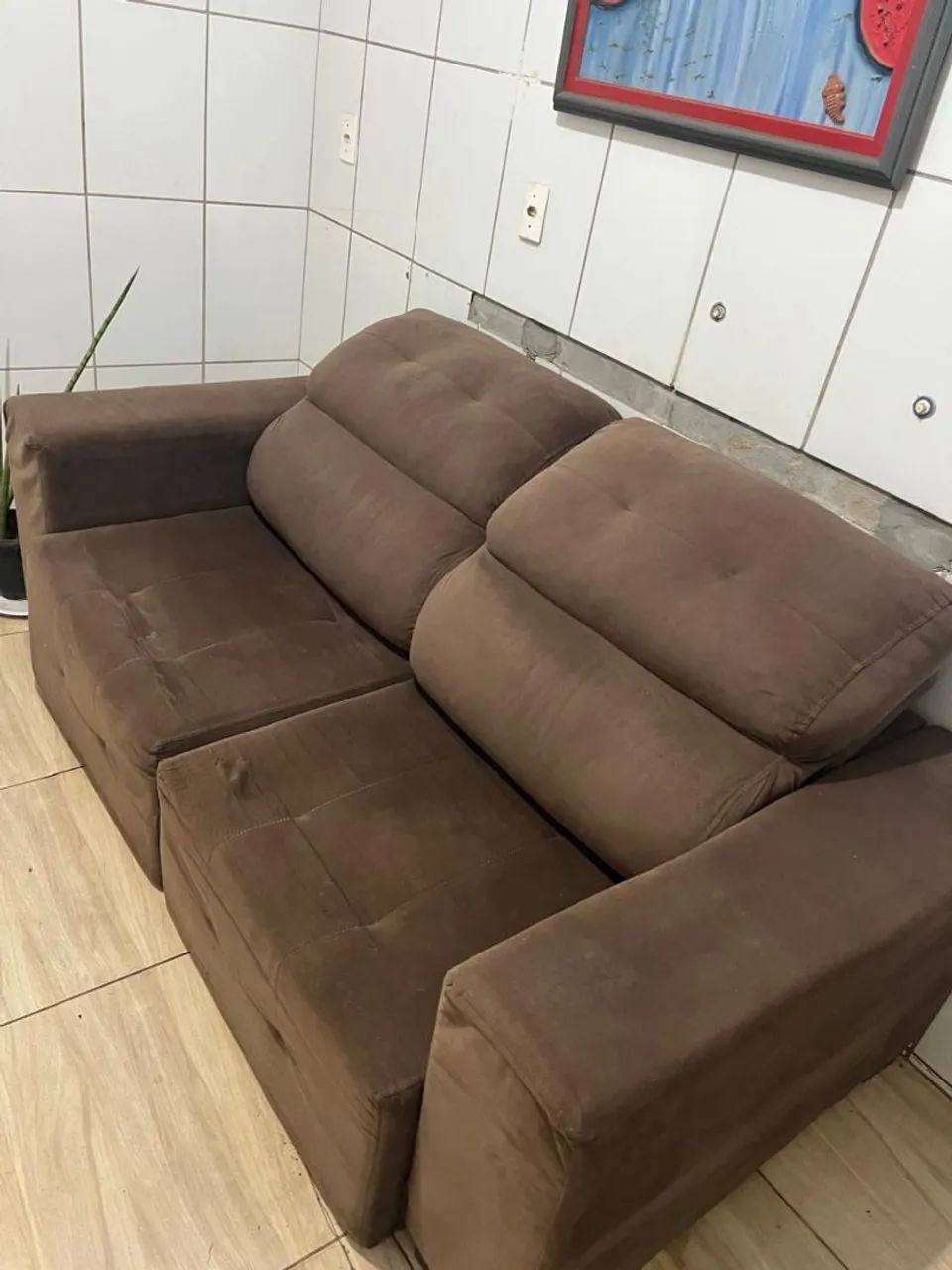 Sofá e tv