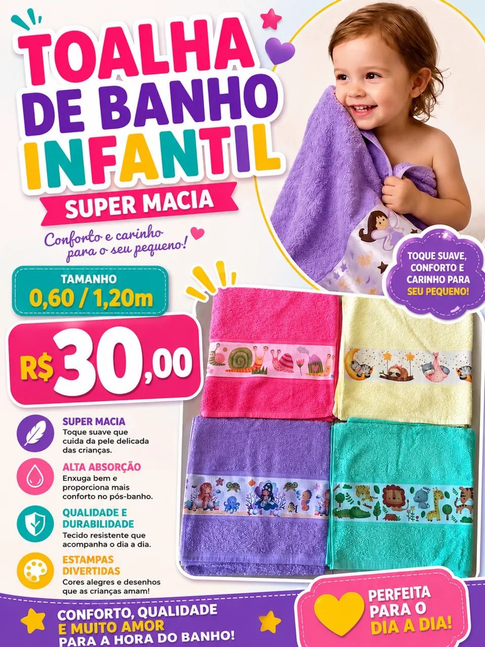 Toalha Infantil 