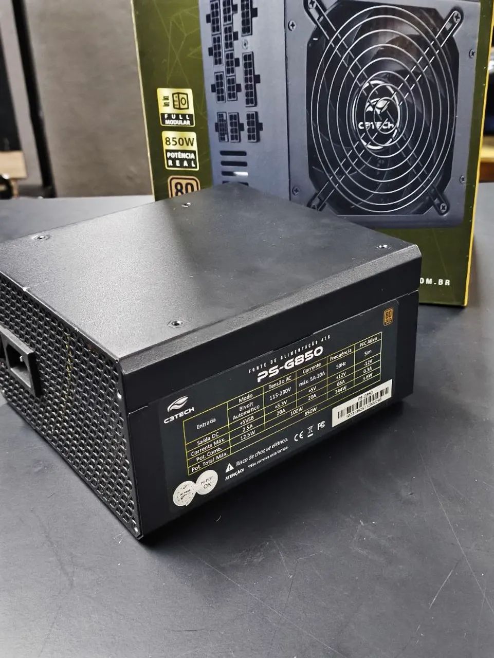 Fonte 850W modular c3tech - Foto 2