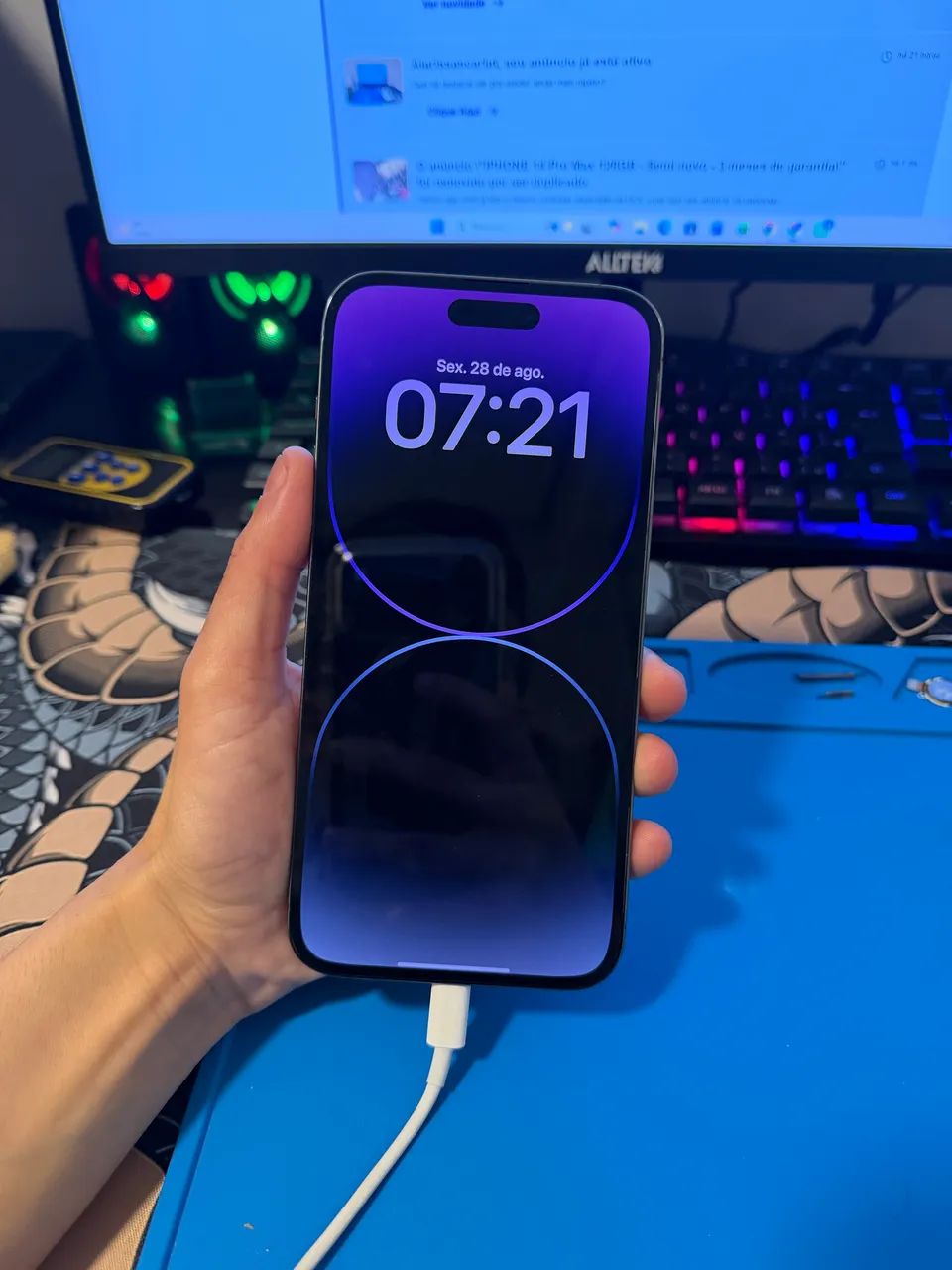 IPhone 14 Pro Max 128GB - Roxo Profundo - Foto 2