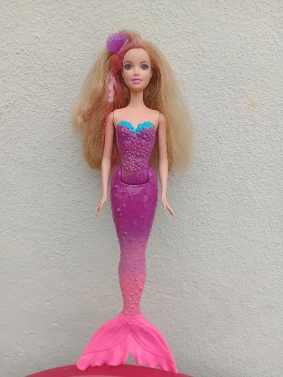 Boneca barbie sereia usada  - Foto 2