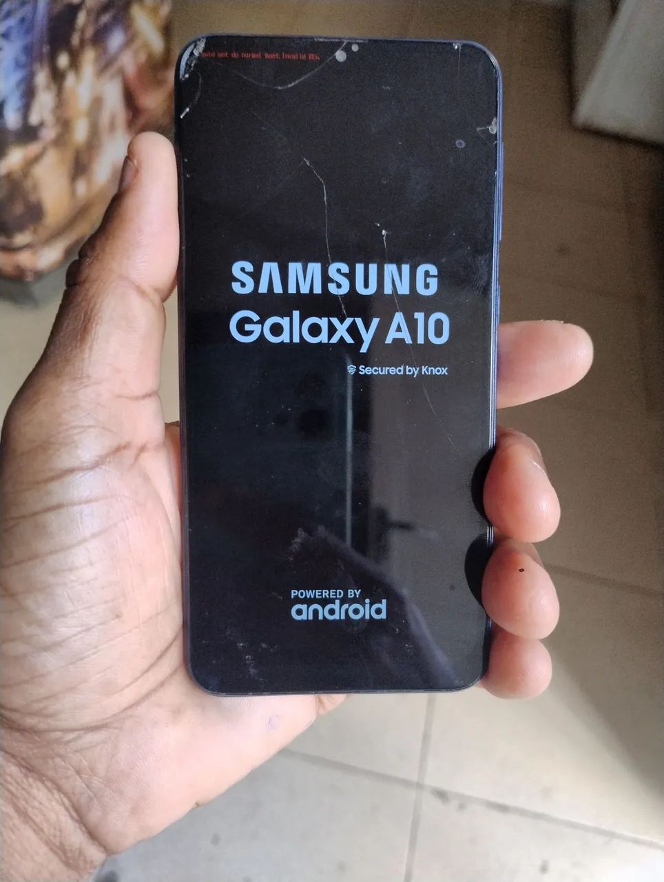 Samsung a 10 com defeito
