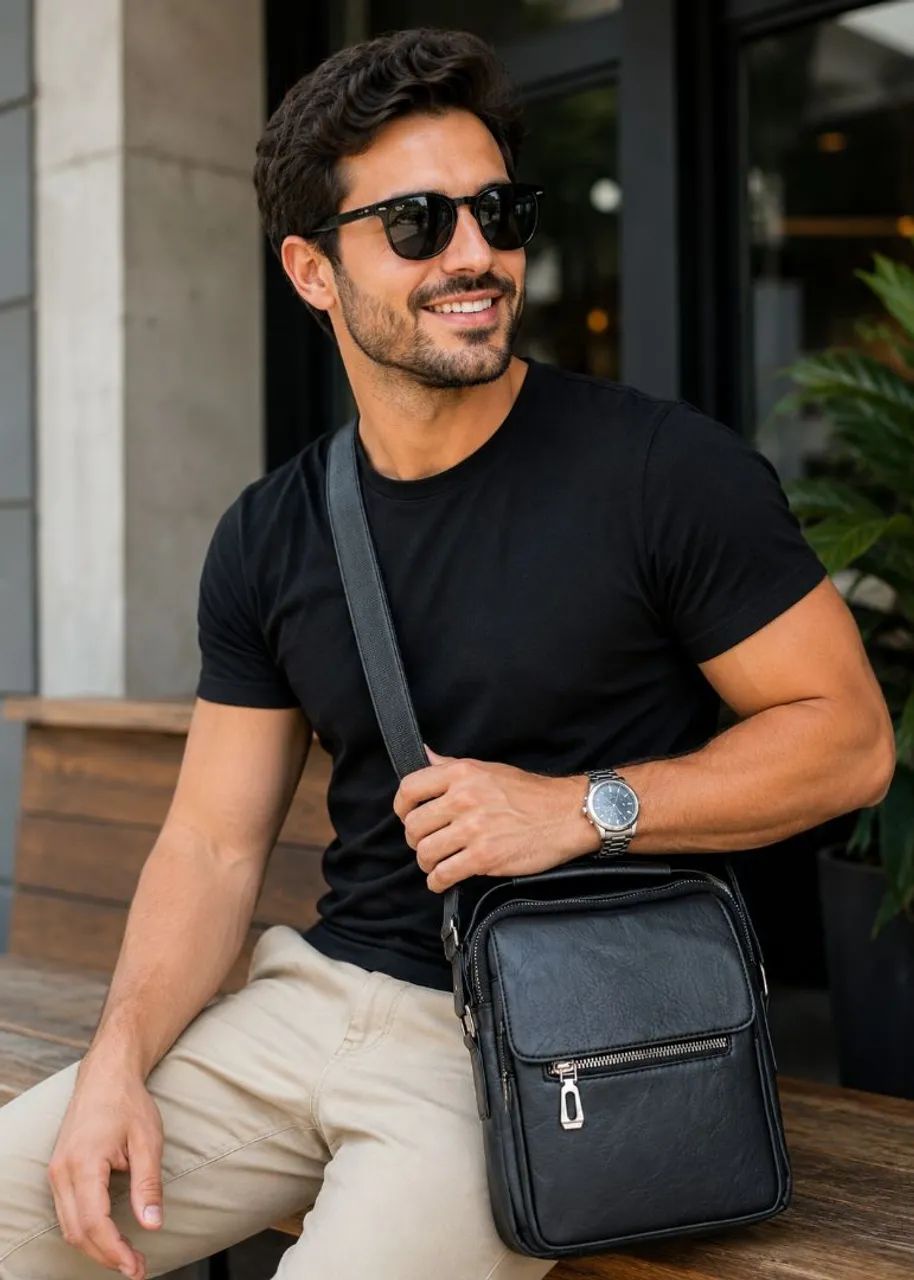 Bolsa Masculina com 05 Divisórias  - Foto 3