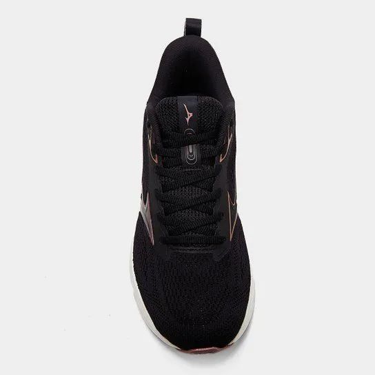 Tênis Mizuno Enigma Preto e Rose - Foto 2