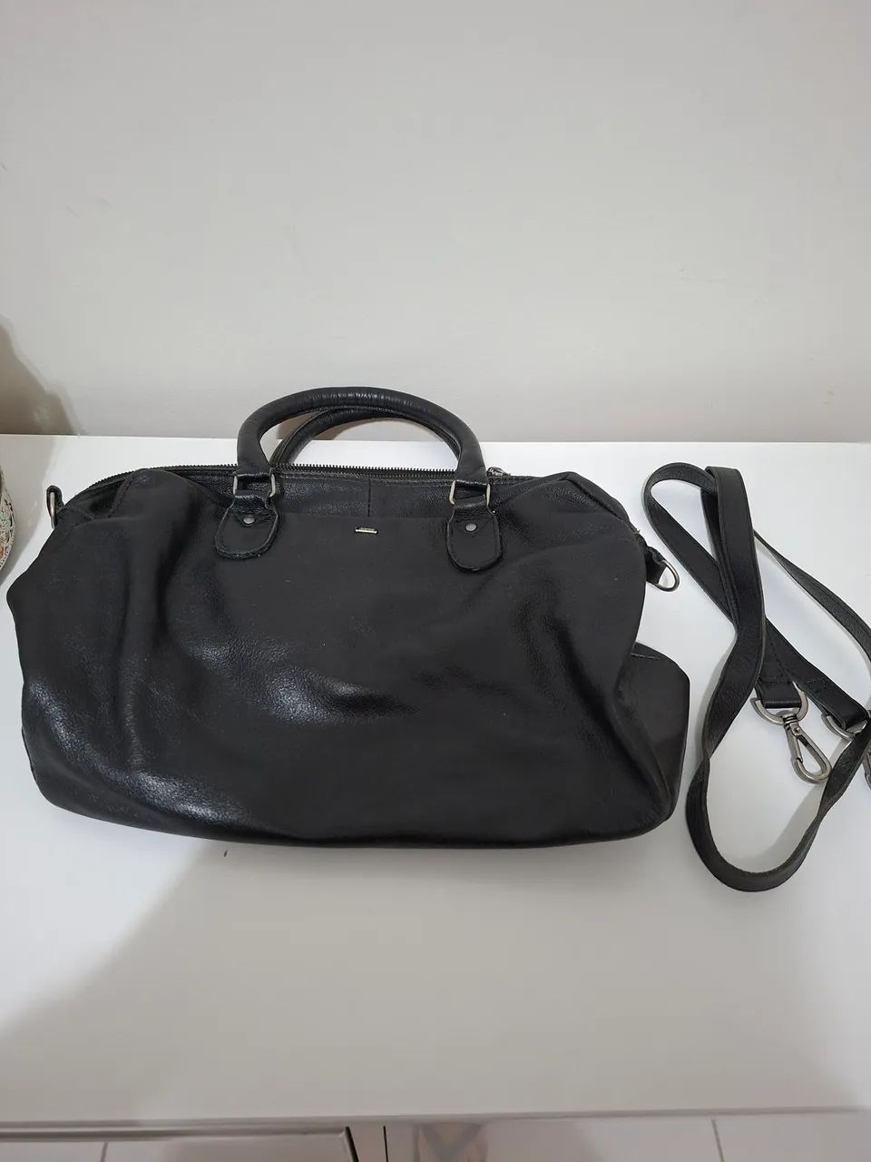 Bolsa em Couro Legítimo Via Mia - Foto 2