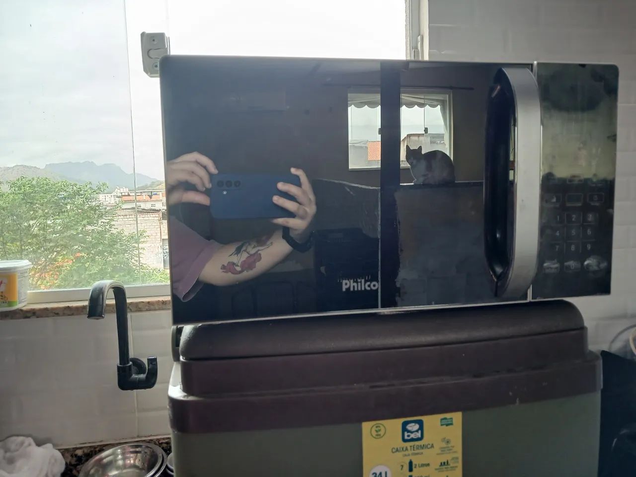 Microondas Philco Espelhado 20L 