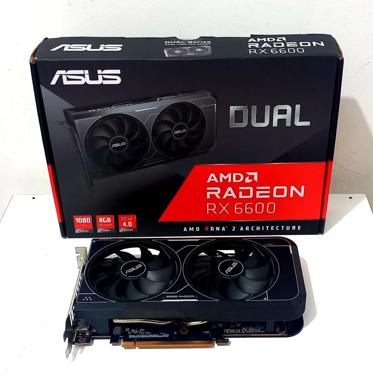 RX 6600 8GB GDDR6 ASUS V3 DUALFAN NA CAIXA  - Foto 3