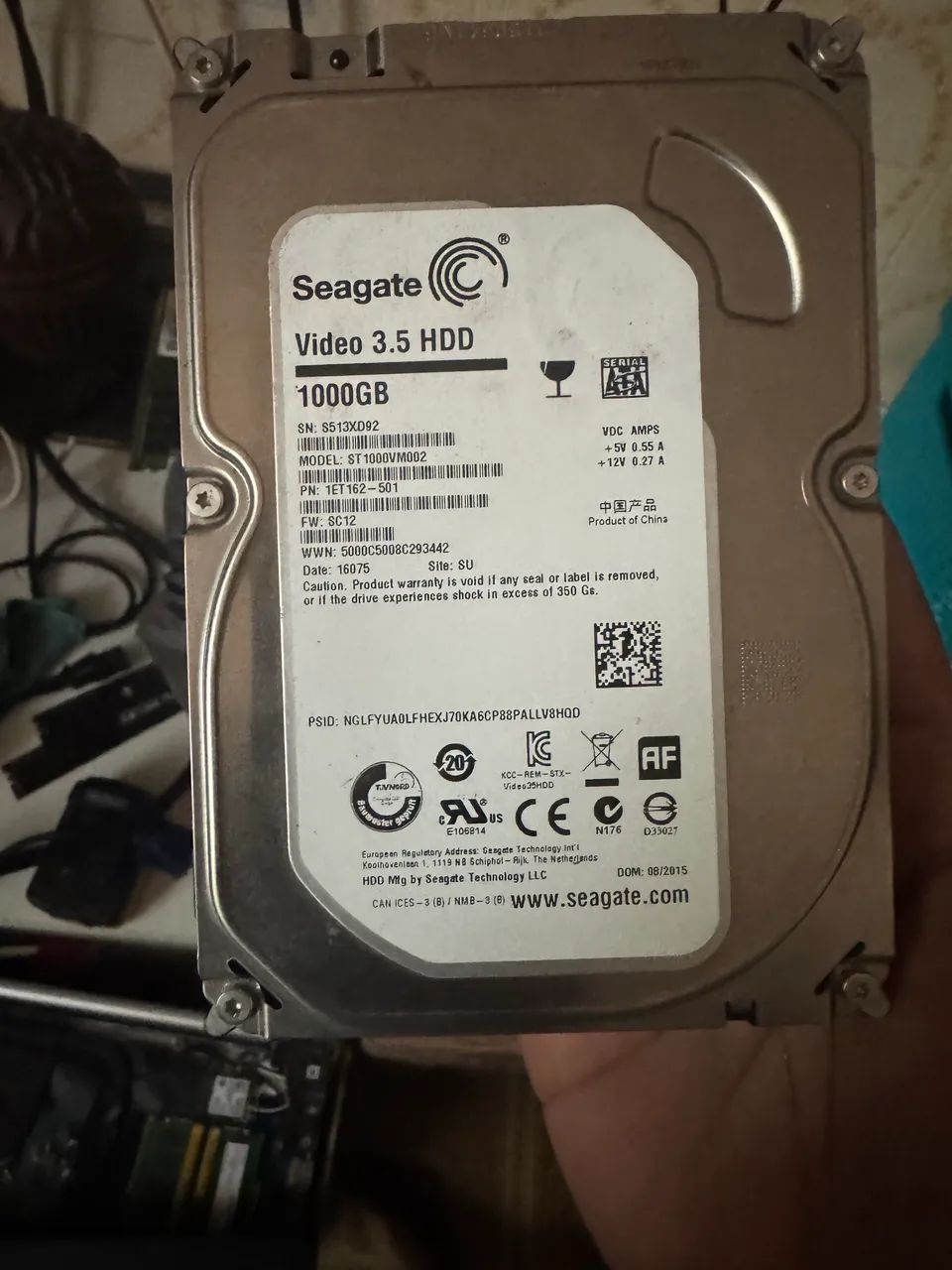 HD Seagate 1TB SATA 3.5? para PC, DVR e CFTV