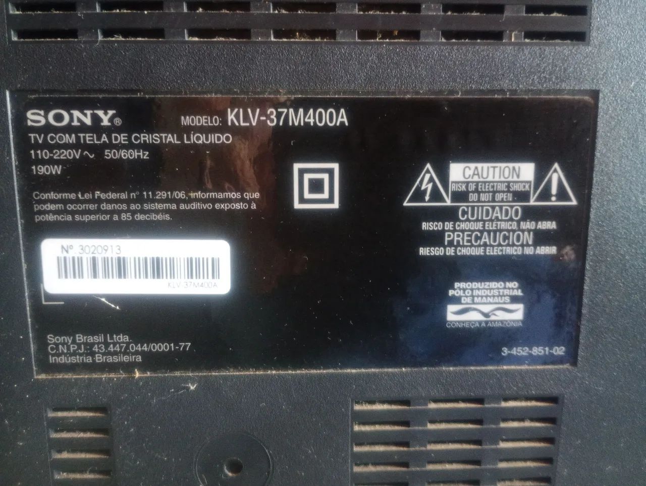 Tv Sony 37 - Foto 2
