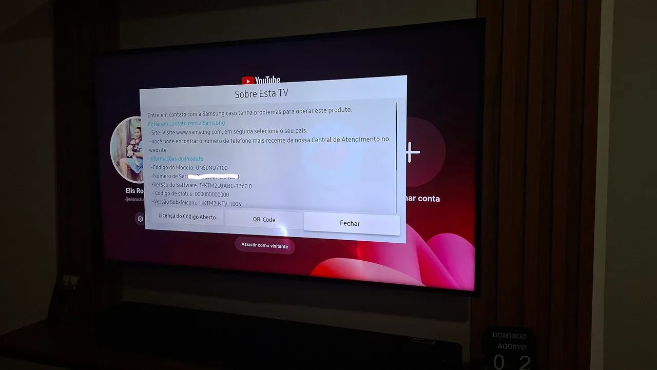 TV Samsung Smart 4K 50 polegadas - Foto 5