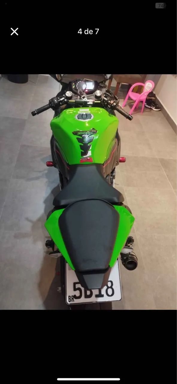 スポーツ Reels 🏍️ KAWASAKI ZX-6R NINJA – IMPECÁVEL ✨ Apenas 17.000 km rodados