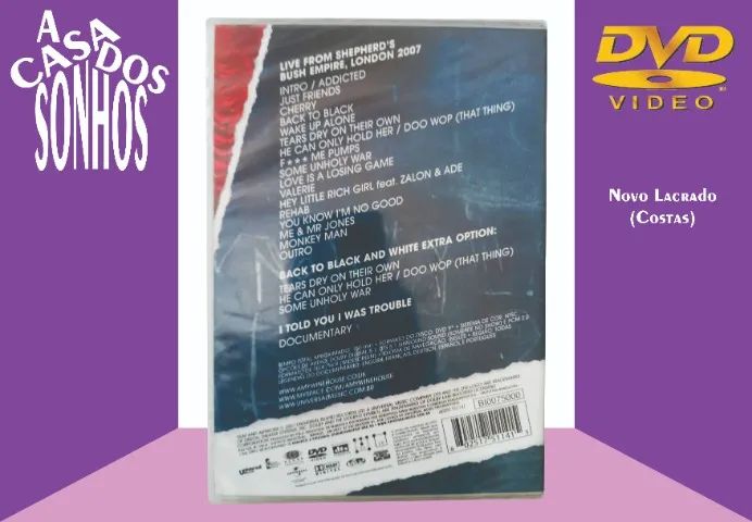 【激レア廃盤DVD】　Amy Winehouse In Concert 2007 DVD Amy Winehouse - Live in London 2007 - LACRADO - CDs, DVDs etc