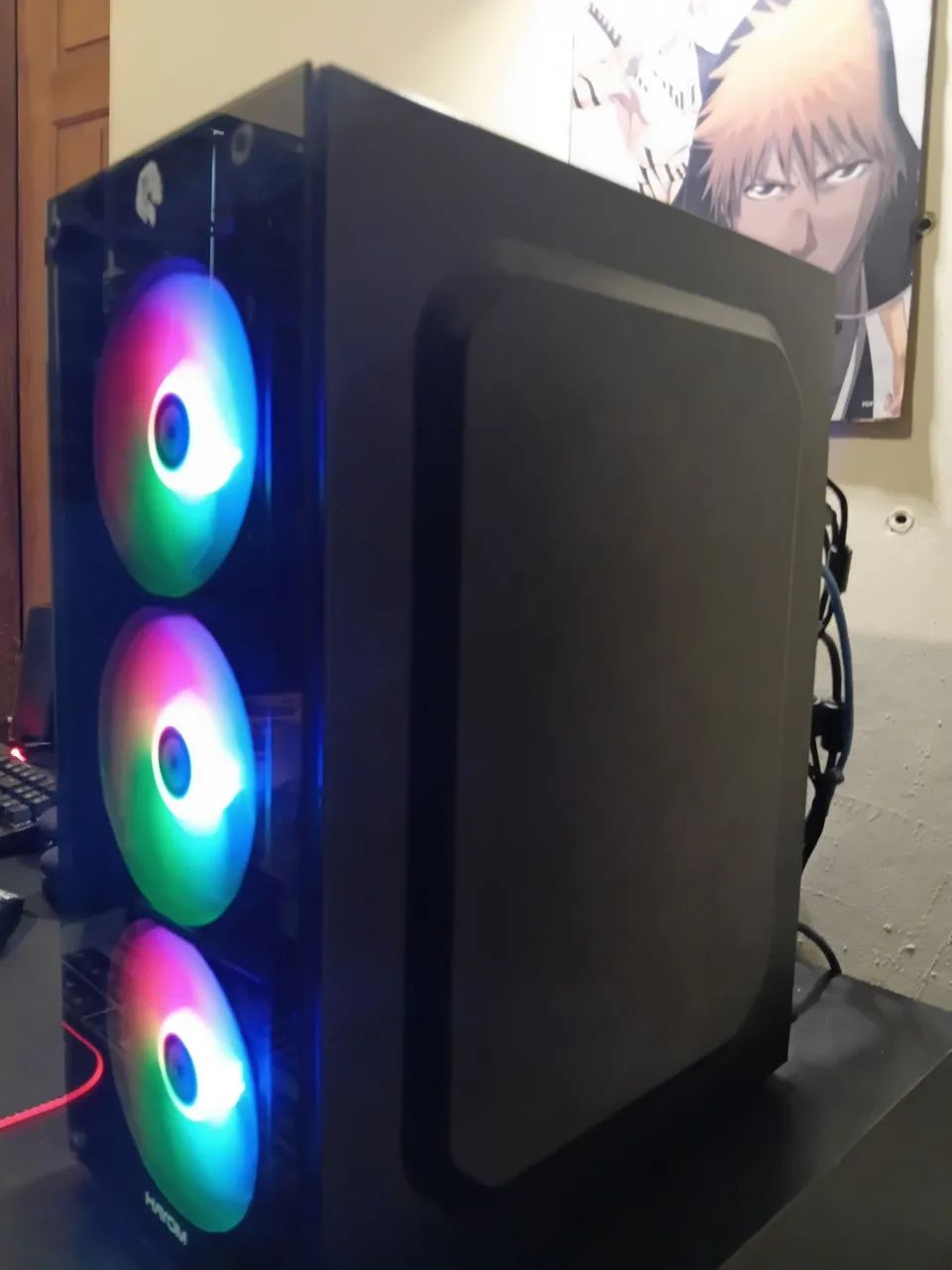 Gabinete gamer com 3 ventoinhas led - Foto 2