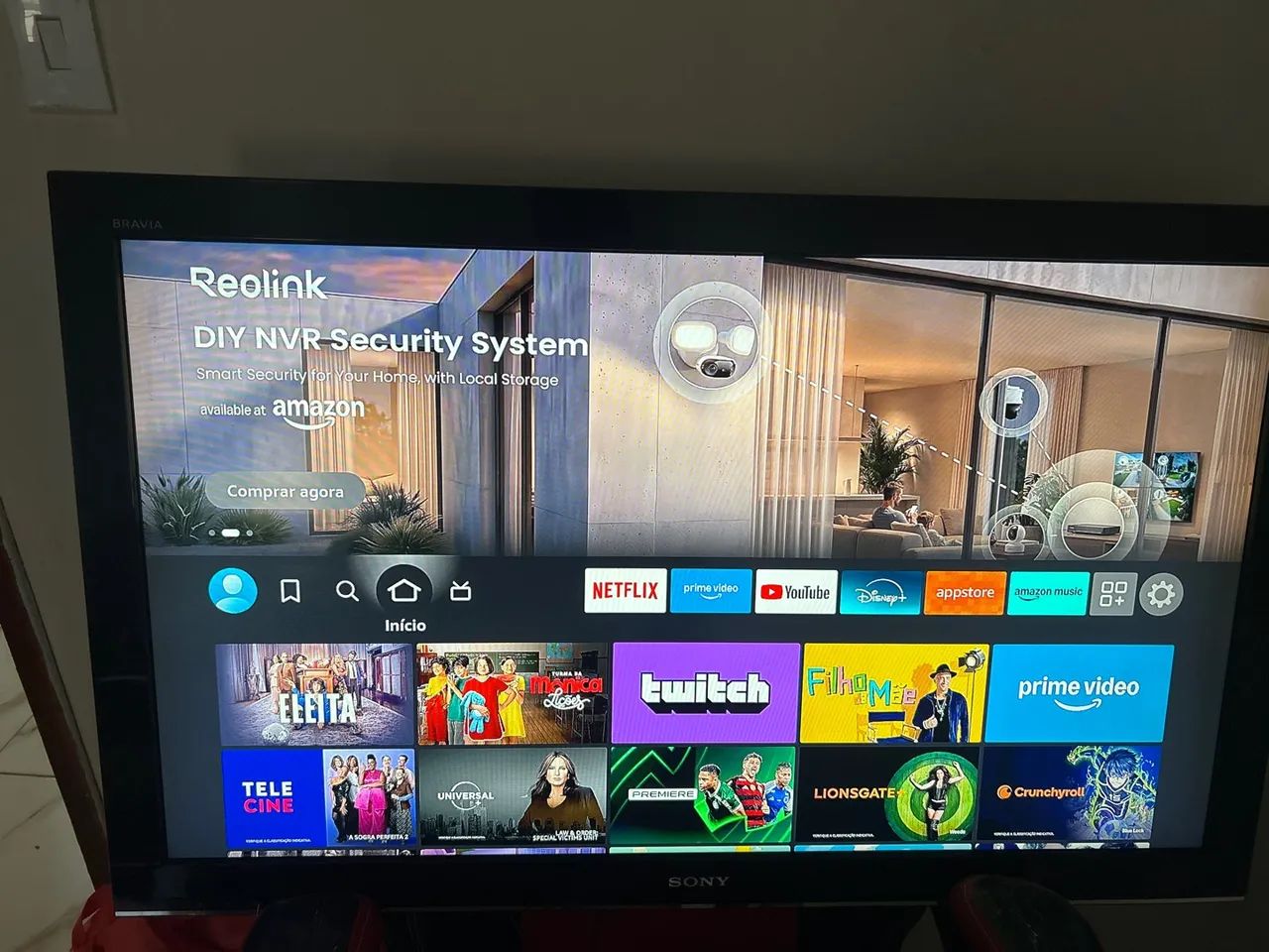 Tv Sony Fire Stock