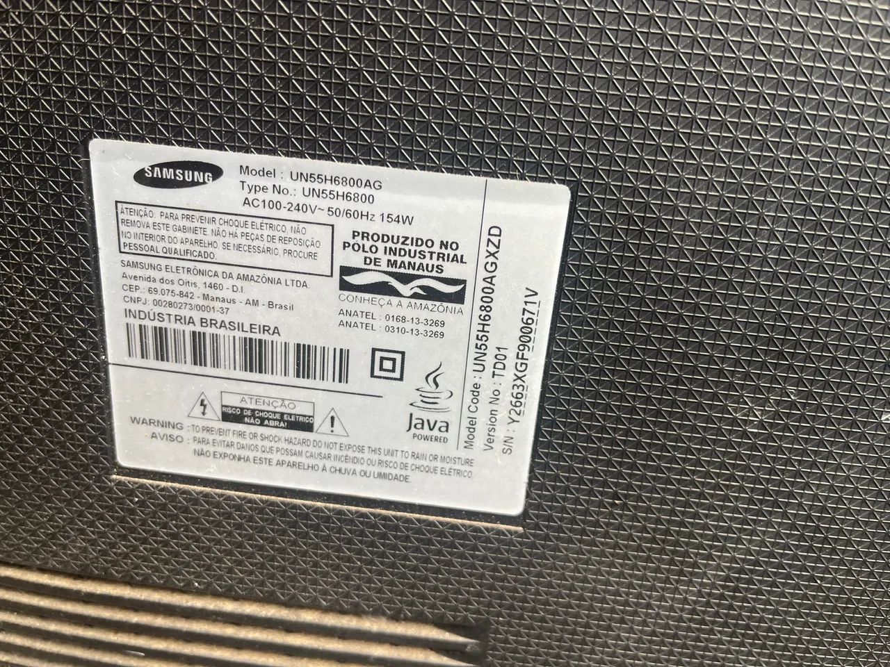 Vendo tb Samsung smart 55