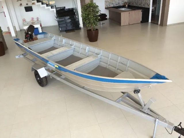 BARCO DE ALUMINIO 5 METROS BORDA ALTA ENTREGA IMEDIATA - Foto 3