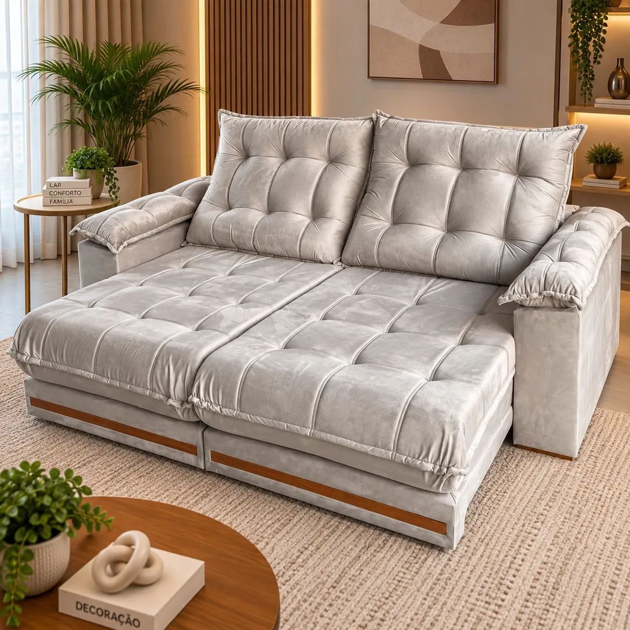 Sofá  Barcelona molas ensacadas  - Foto 2
