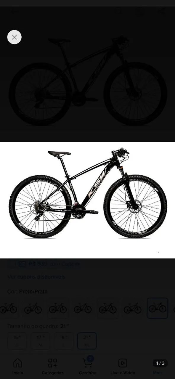 Bicicleta KSW XLT 2019 Aro 29 - Foto 5