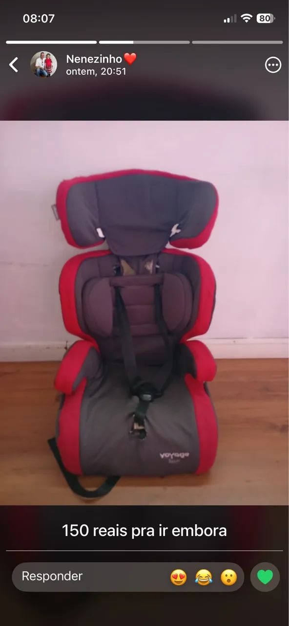 Cadeirinha auto voyage - Foto 4