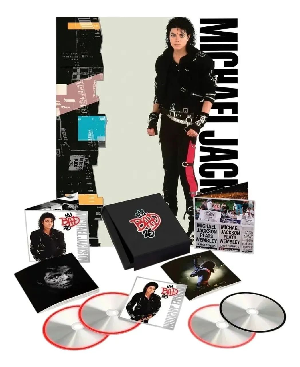 Michael Jackson Bad Cd Triplo E Dvd Do 25° Aniversario, Lacrado