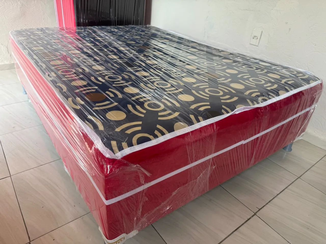 Cama box casal nova bem confortável resistente entrega grátis  - Foto 3