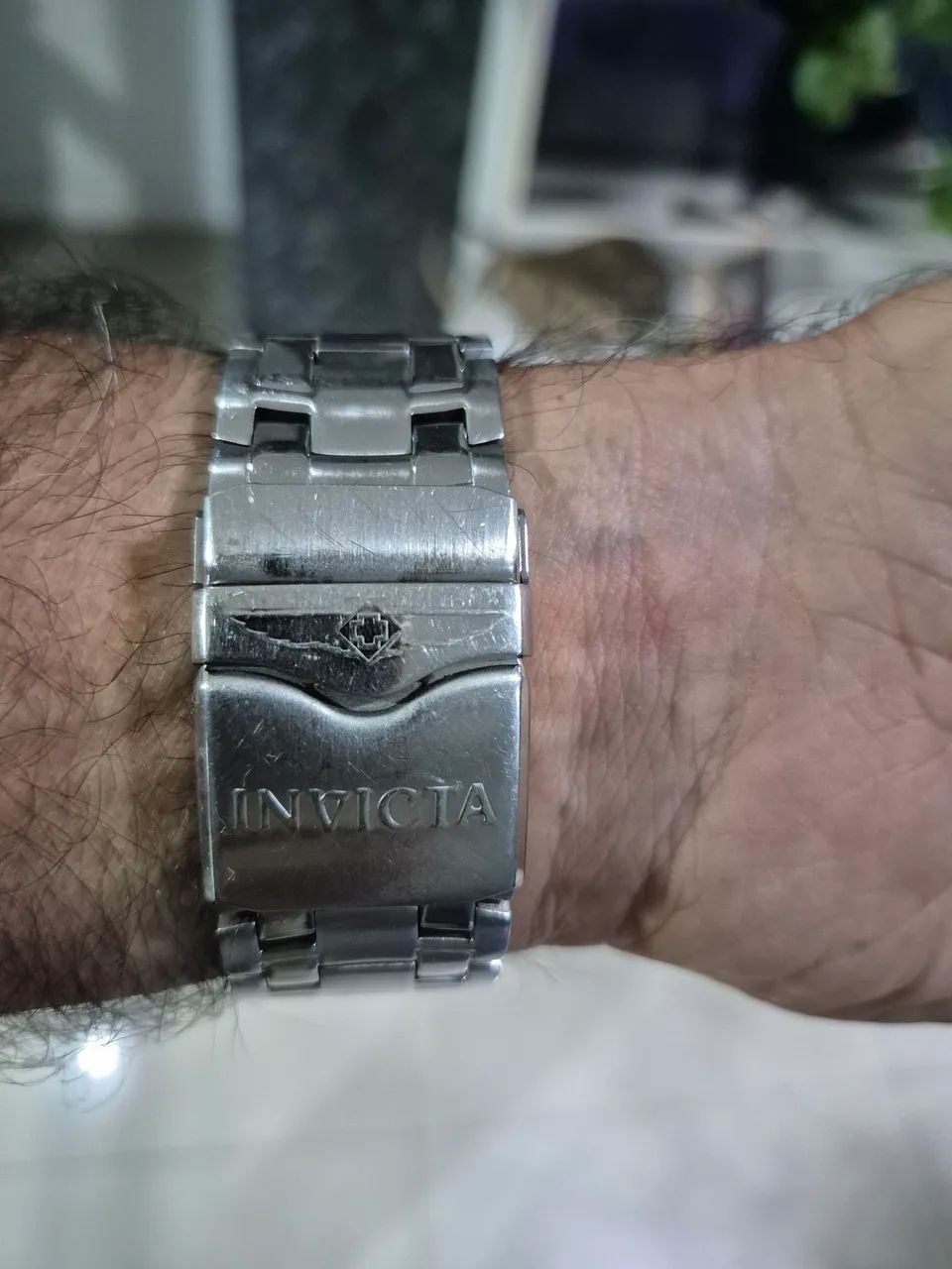 Relógio Invicta Pro Diver Cronógrafo caixa de aço, original (Preço de Desapego) - Foto 4