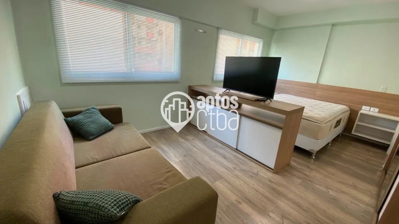 Studio para locação, mobiliado, 01 vaga de garagem - Batel - Curitiba/PR - Foto 12