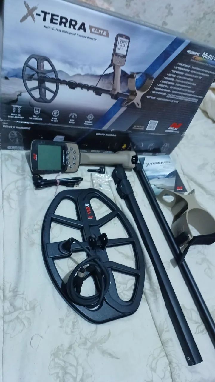 Detector de metais MINELAB X-Terra Elite aprova d'água   - Foto 3