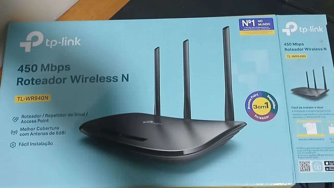 Roteador TP-LINK TL-WR940N 3 Antenas