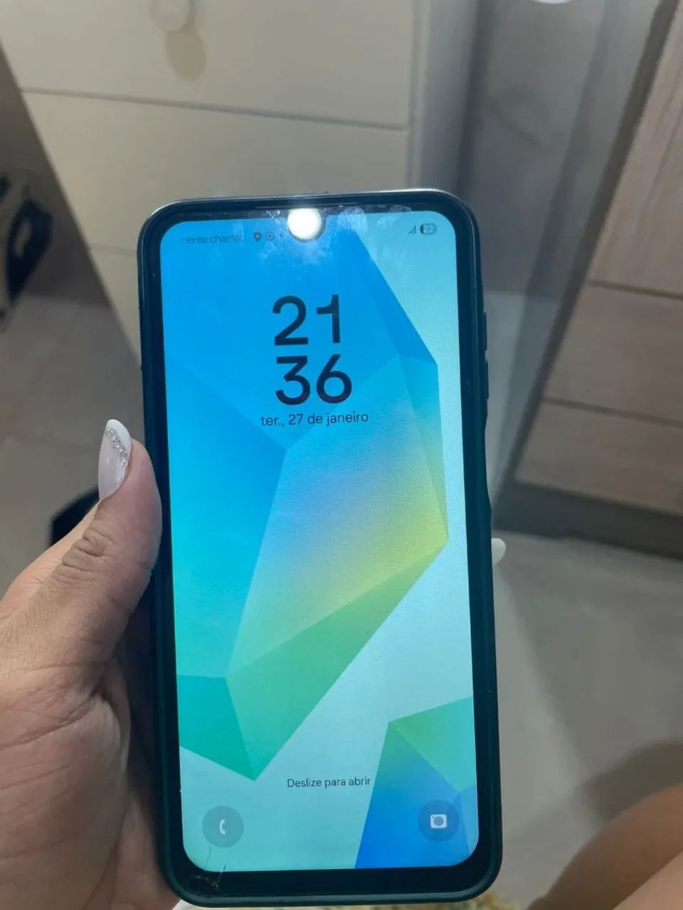 SAMSUNG A16 COM DISPLAY QUEBRADO