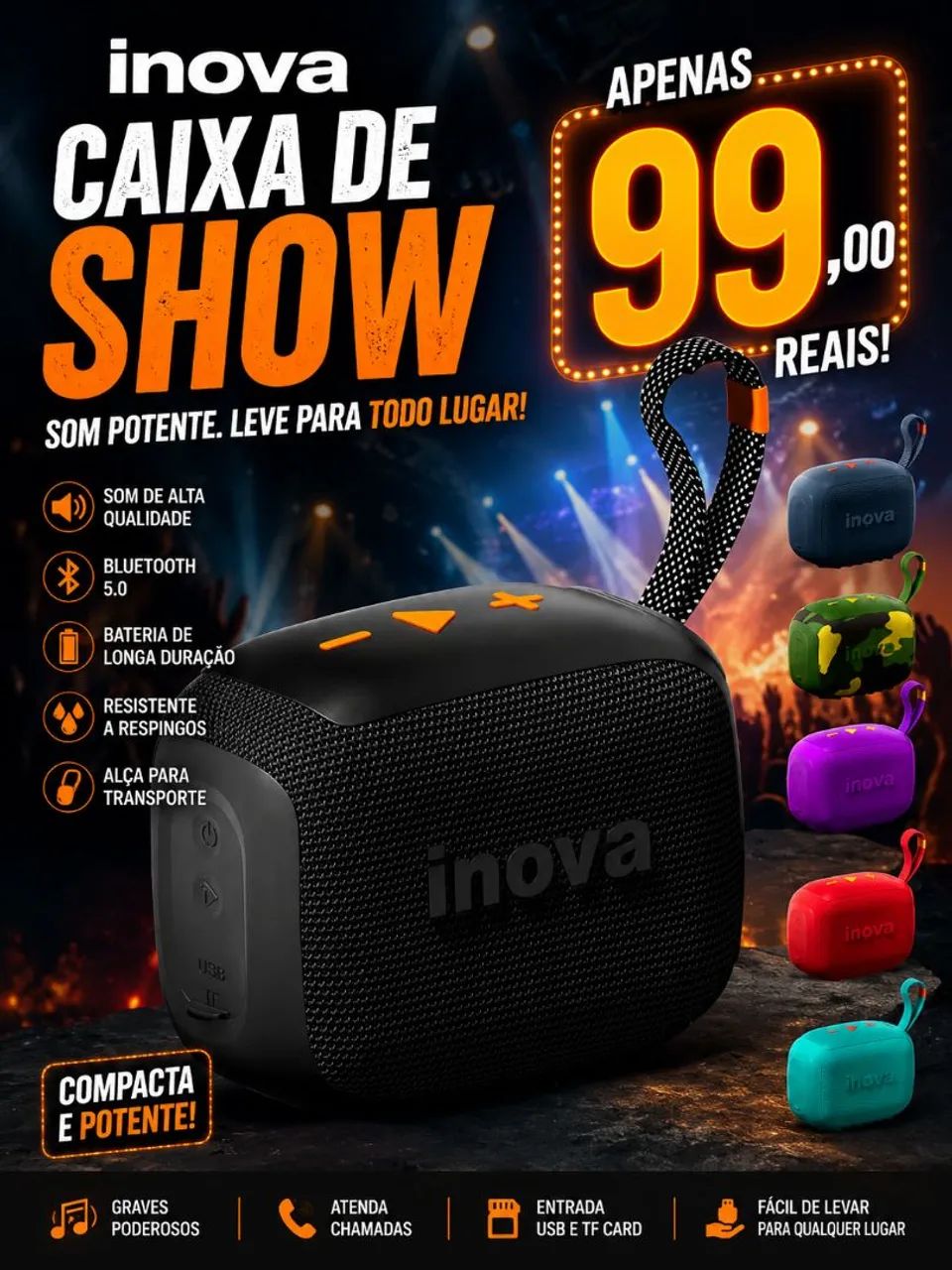 Caixa de som inova