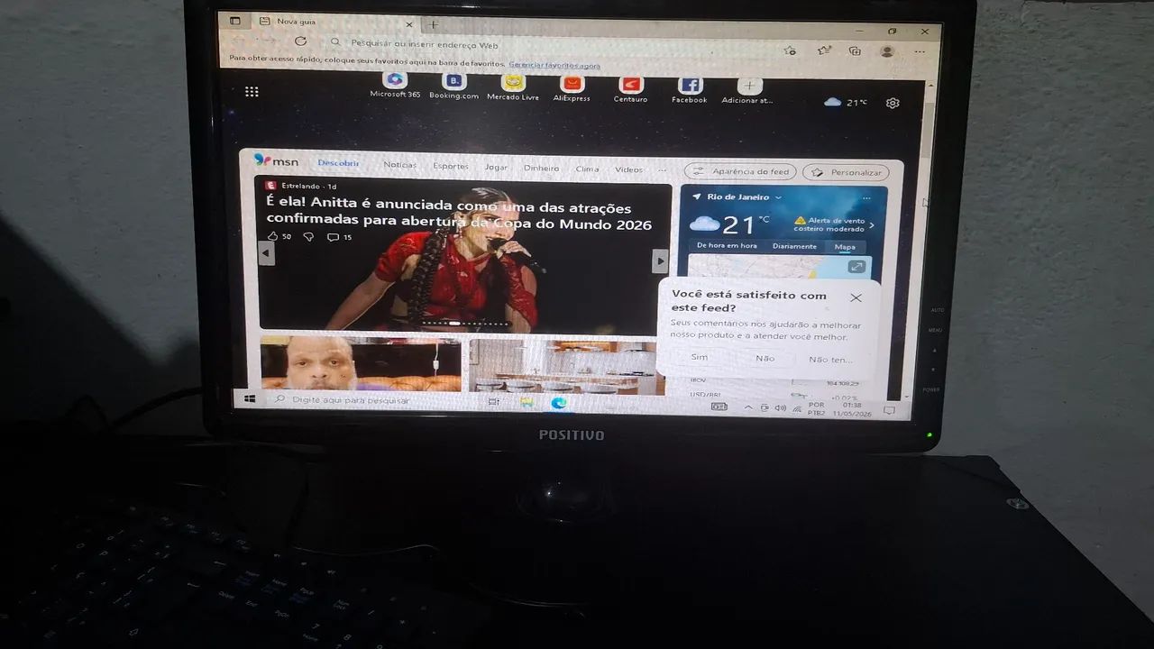 Monitor Positivo de 19 polegadas com áudio e entrada VGA.  - Foto 6