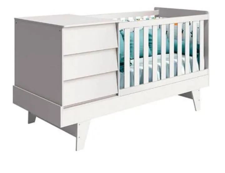 Kit Cama que vira Berço e cômoda  - Foto 4