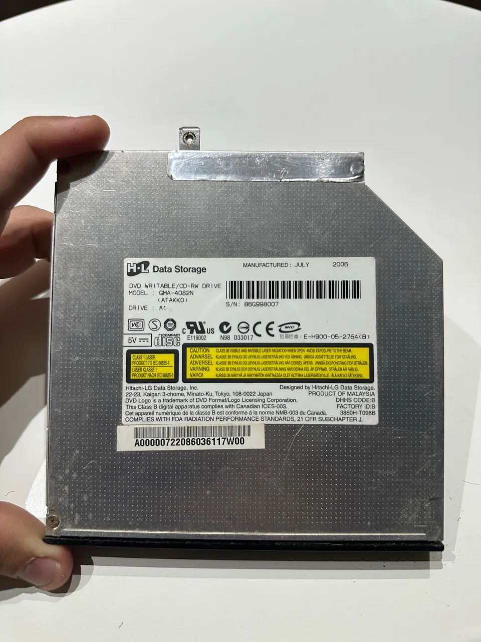 Gravador DVD/CD para Notebook GMA-4082N - Foto 3