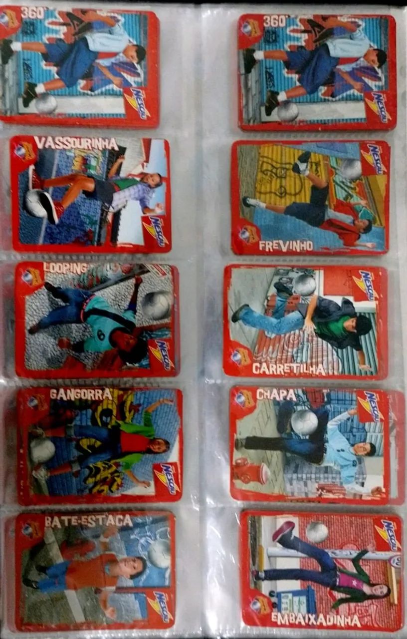 Figurinhas do Álbum Desafio Powerbol Nescau 