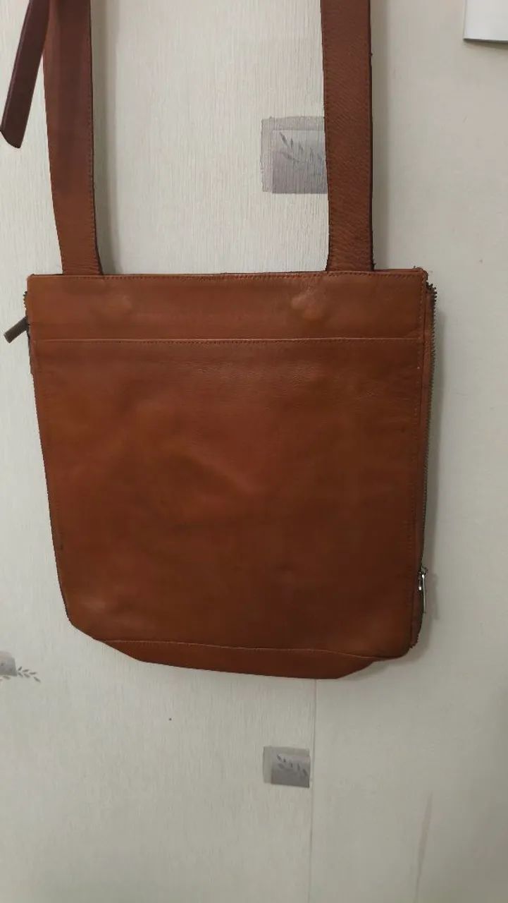 Bolsa transversal 100% couro - Foto 3