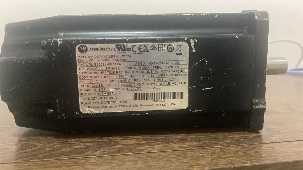 Servo motor Allen Bradley VPL- PK14AA - Foto 4