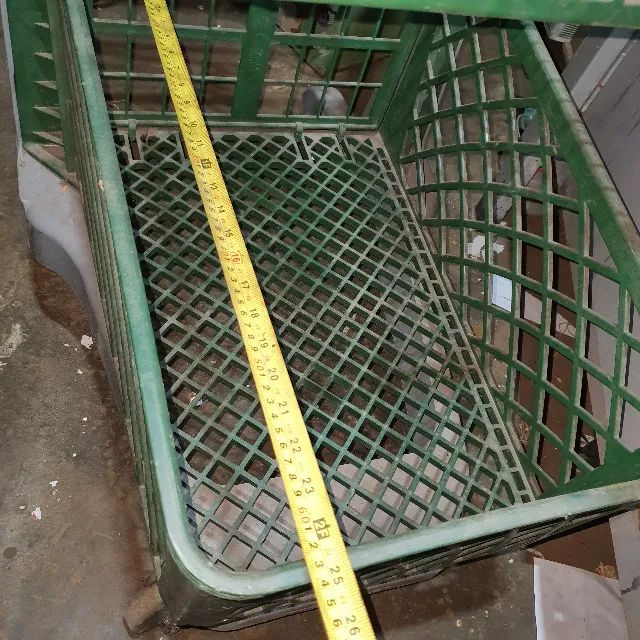 Carrinho de Supermercado Duplo Cesto Usado - Foto 5