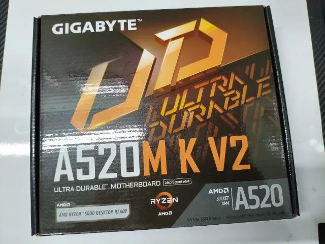 Placa Mae GigaByte A520M K V2 - Foto 5
