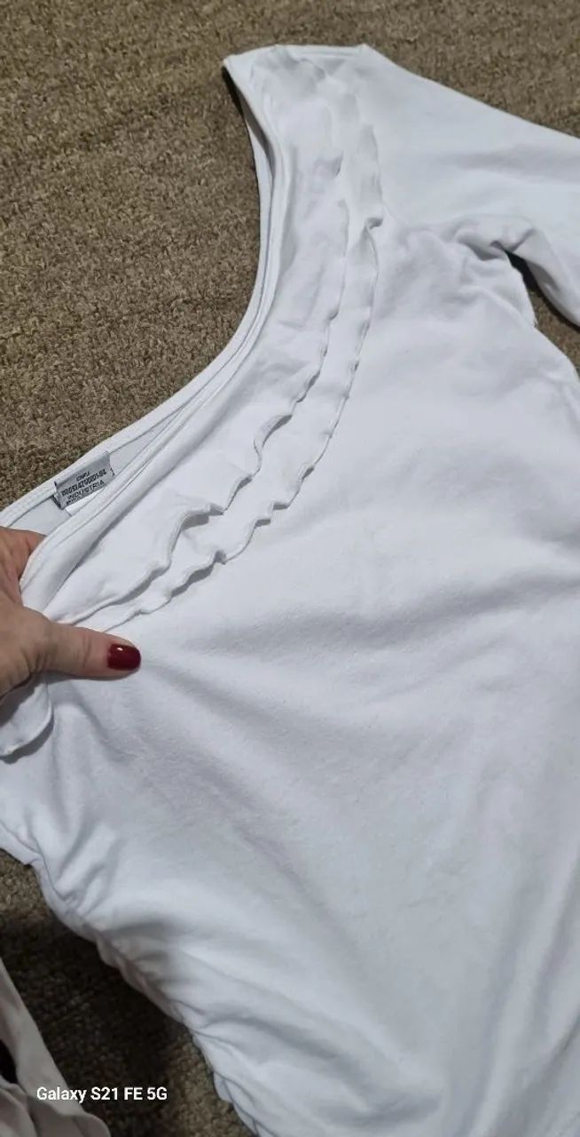 Blusa P uma manga só - Foto 2